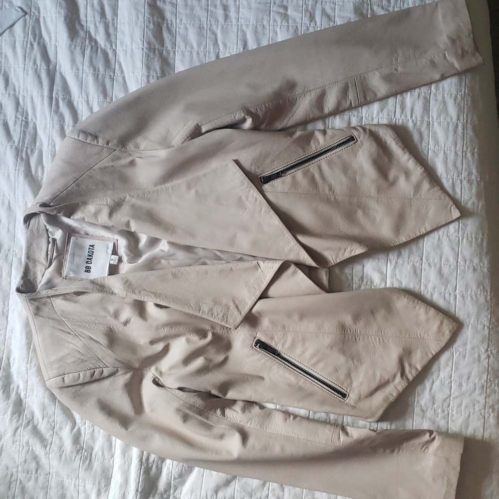 BB DAKOTA: Leather Moto Jacket